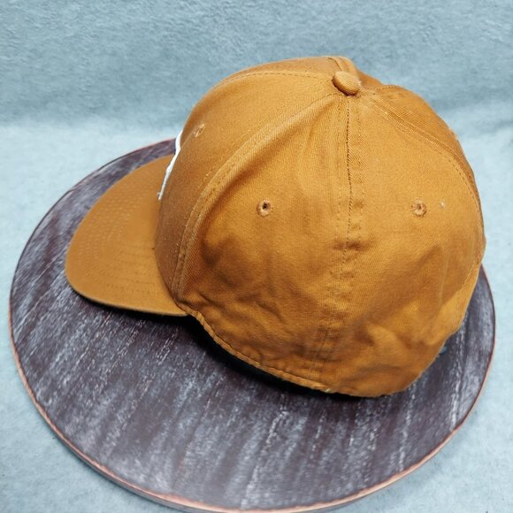 FILA Orange Adventure Snapback Hat With Mountain Patch - Picture 3 of 10
